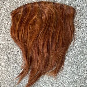 HairDo 100% Human Hair COPPER  BROWN R6? 12” Clip-in HairUWear ❤️ 1 Piece NWOT
